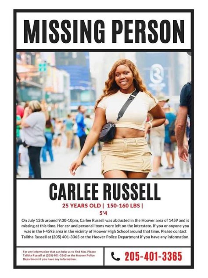 Carlee Russell faces a year in jail as Alabama police prepare to charge