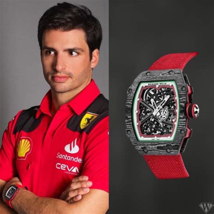 Carlos Sainz Spotted Wearing Unreleased Richard Mille Watch Sup