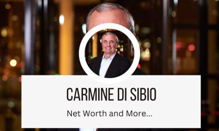 Carmine Di Sibio Net worth, How much his Salary? Age, Family, Wife, Is