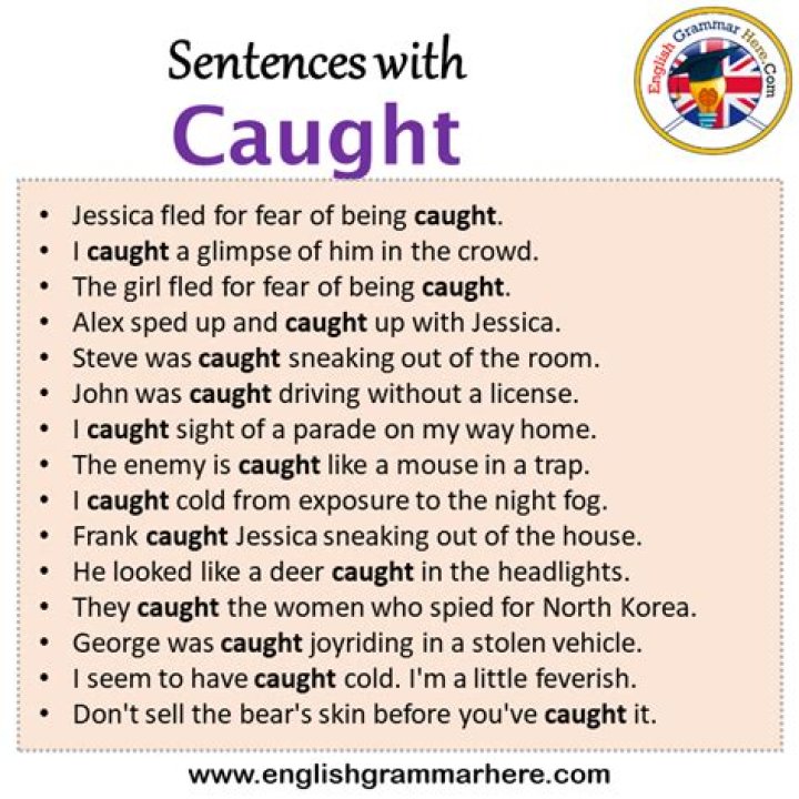 Caught Meaning of caught 📖 YouTube