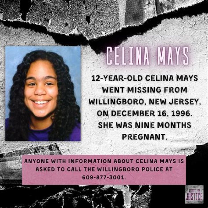 CELINA MAYS, Age Now 32, Missing 12/16/1996. Missing From WILLINGBORO