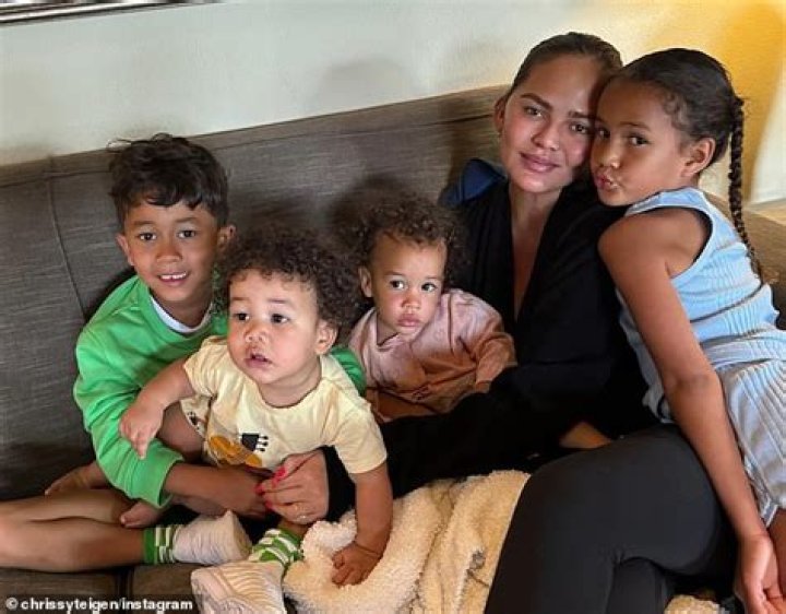 Chrissy Teigen shares another sweet snap of her kids with John Legend