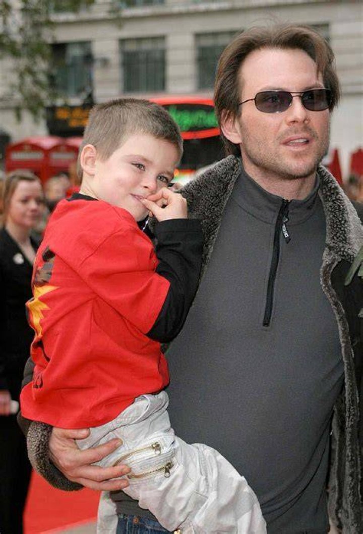 Christian slater et son fils jaden Banque de photographies et d&rsquo;images
