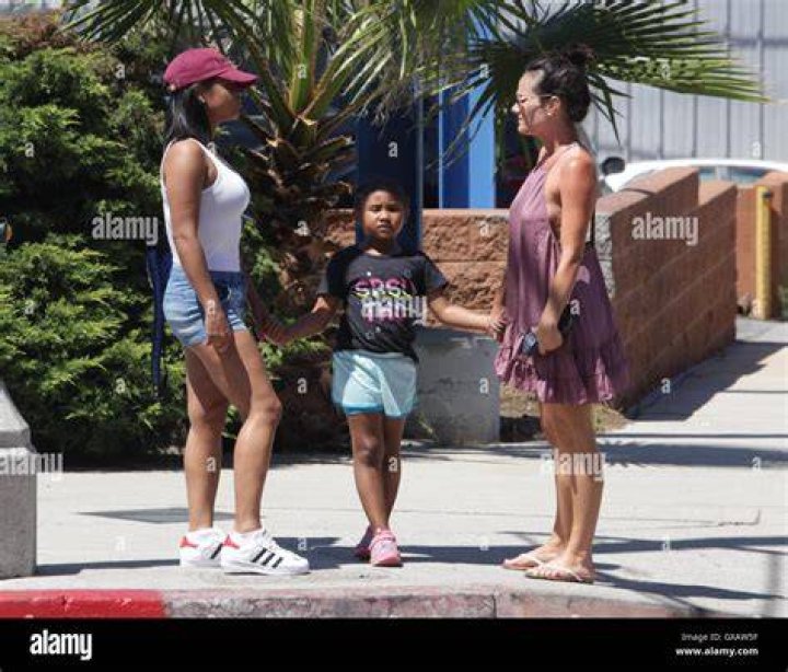 Christina Milian out with her daughter Violet in LA Lipstick Alley