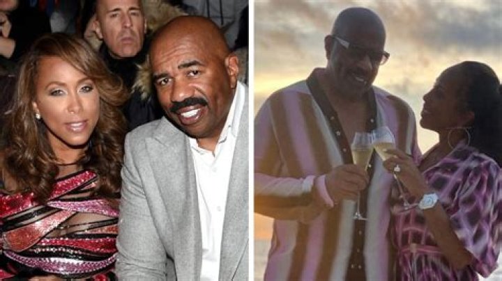 Comedian Steve Harvey shuts down claim his wife Marjorie cheated on him