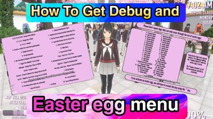 COMO ATIVAR O DEBUG MENU EM MENOS DE 30 SEGUNDOS YANDERE SIMULATOR