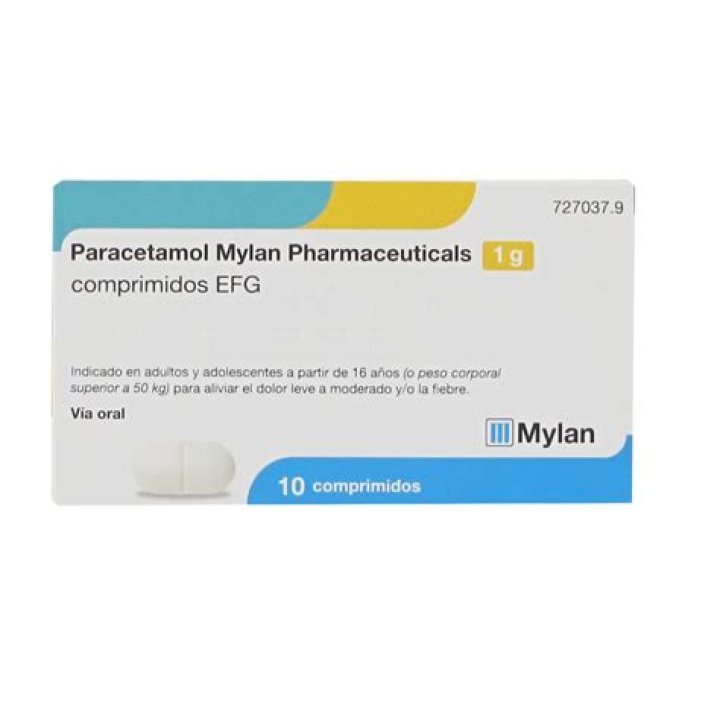 Comprar Paracetamol Mylan Pharmaceuticals 1 G 10 Comprimidos e outros
