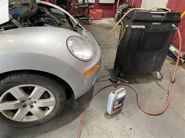 Coolant leaking from Volkswagen Beetle