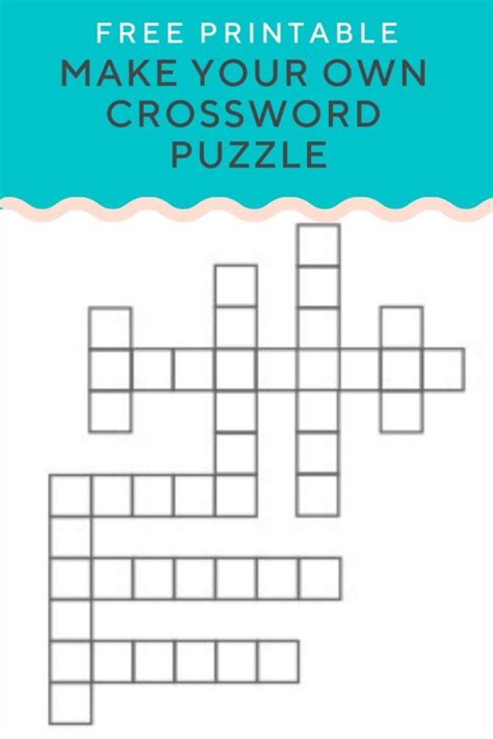 Crossword Puzzle Creator Free Printable