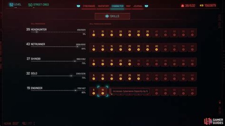 Cyberpunk 2077 Stats Explained Body, Cool, Intelligence, Reflexes, Tech