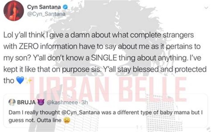 Cyn Santana responded to accusations that Erica Mena left a hateful