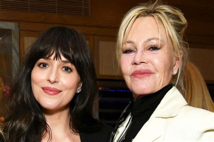Dakota Johnson With Her Mother Melanie Griffith Walking Around