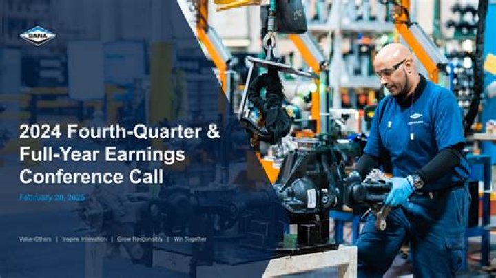 Dana Q4 earnings Record sales backlog, earnings improve, revenue rises