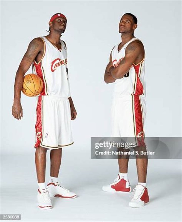 Darius Miles and LeBron James 2003