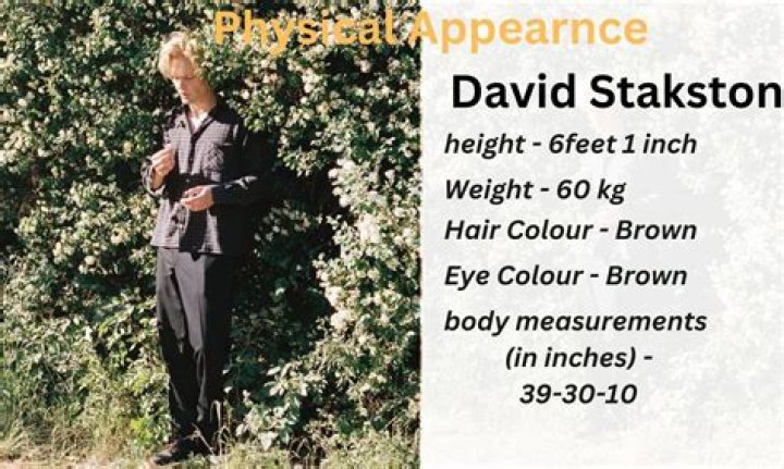 David Stakston Biography, Height & Life Story Super Stars Bio