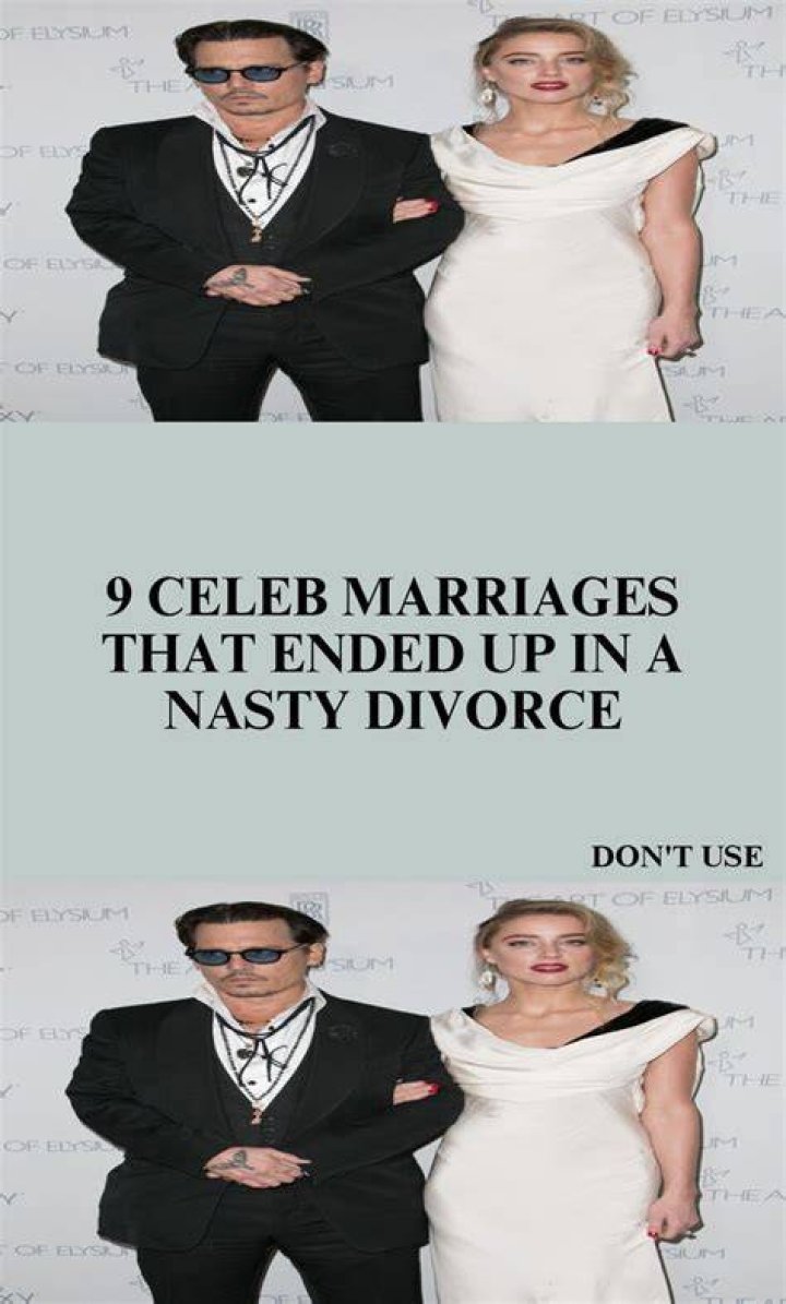 December Celeb Marriages That Ended in Divorce Gallery