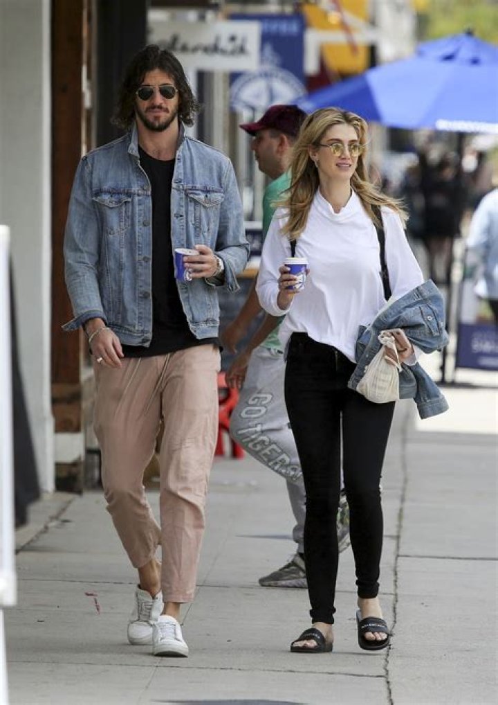 DELTA GOODREM and Matthew Copley Out for Breakfast in Sydney 10/17/2019