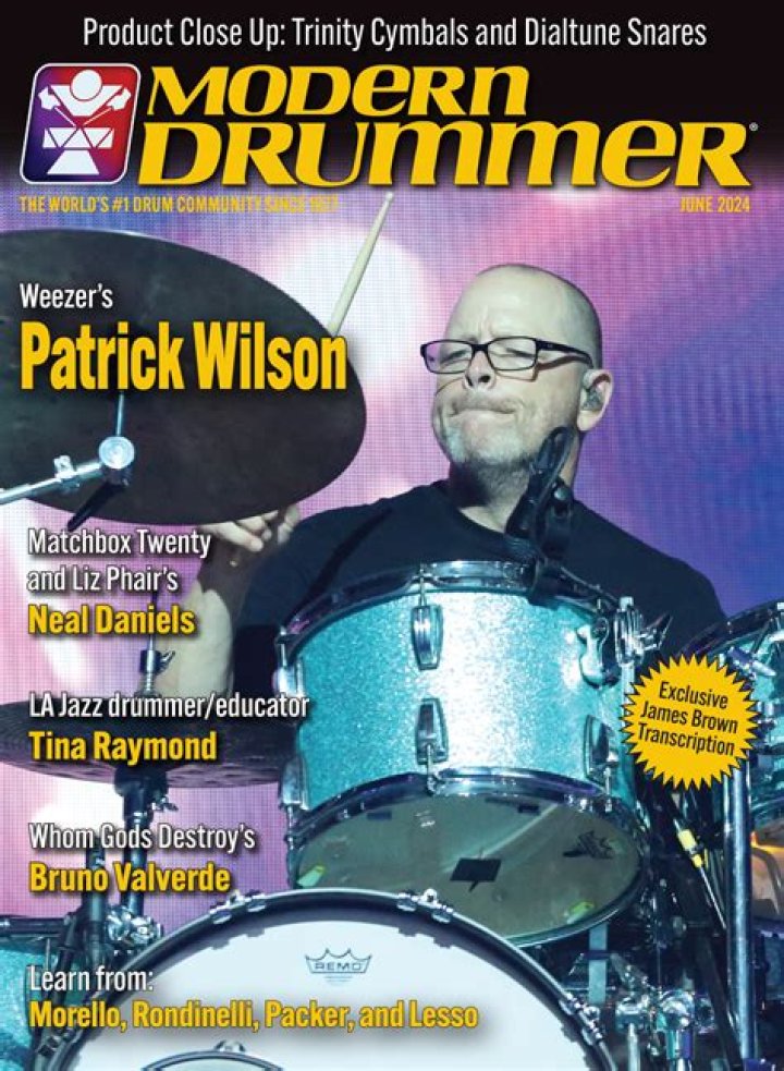 Dennis Chambers Modern Drummer Magazine
