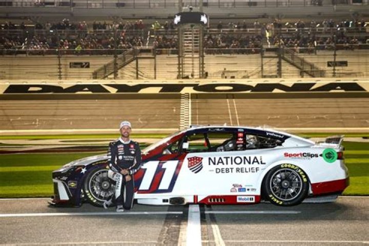 Denny Hamlin American Stock Car Racing Driver And ThreeTime Daytona