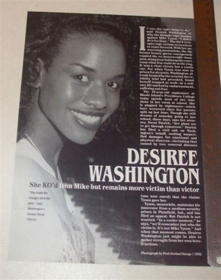Desiree Washington photos, news, filmography, quotes and facts