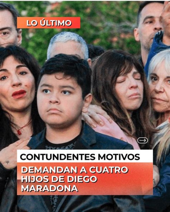 Diego Maradona y los hijos y la familia que deja la vida personal del Diez