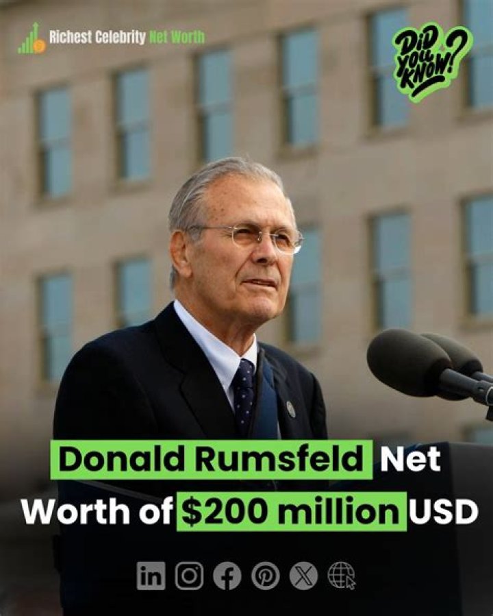 Donald Rumsfeld Net Worth 2020, Bio, Height, Awards, and Instagram