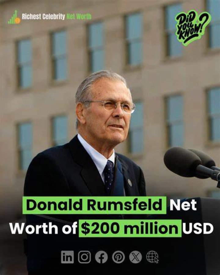 Donald Rumsfeld Net Worth 2023 Wiki, Married, Family, Wedding, Salary