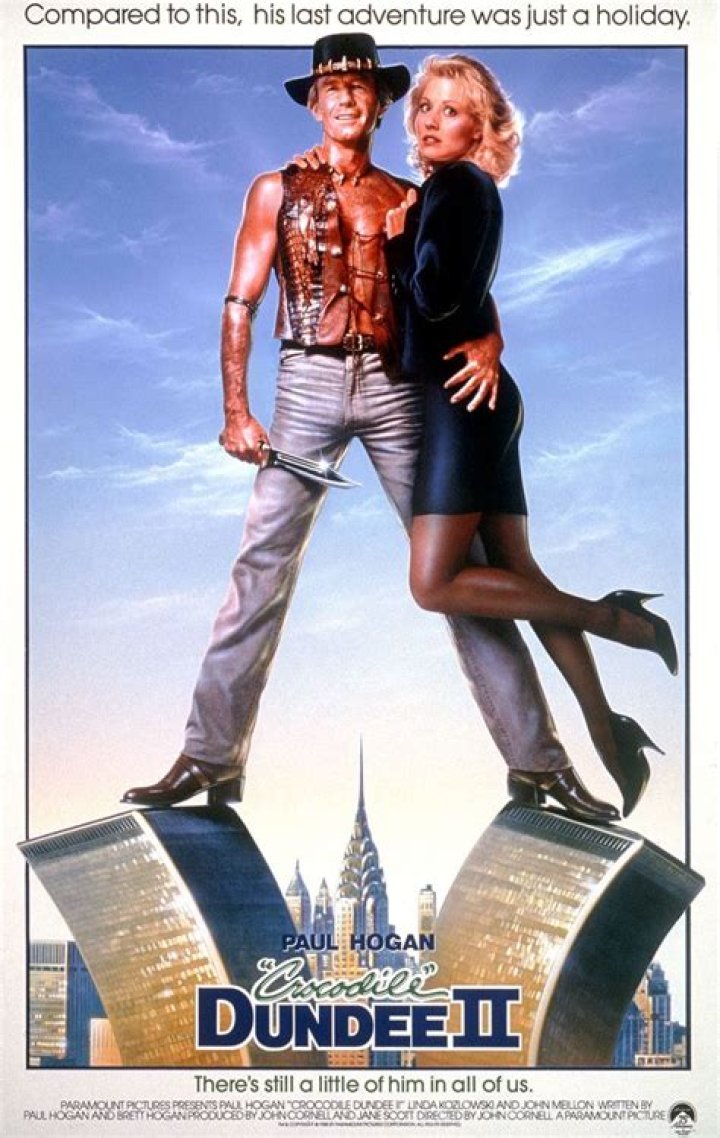Dundee 2 poster Crocodile dundee, Movie posters, Best movie posters