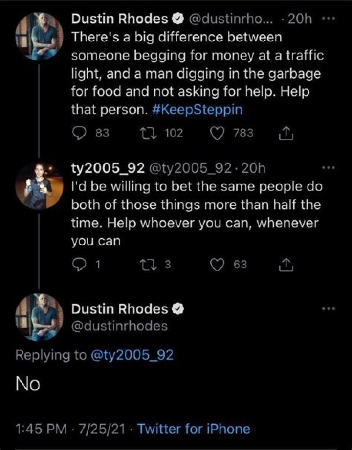 Dustin Rhodes on Twitter "Sitting here with my Momma and realizing
