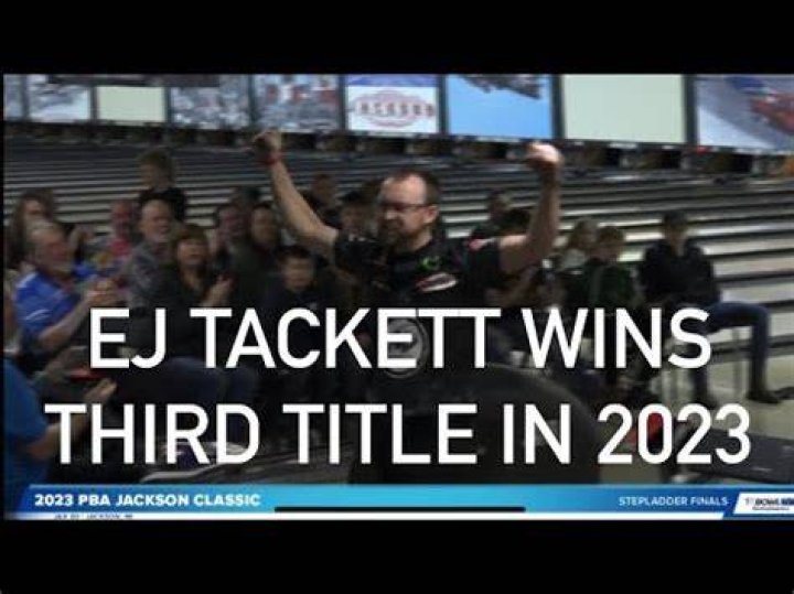 EJ Tackett Wins Third Title of Season at PBA Jackson Classic PBA