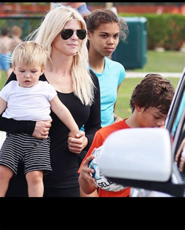 Elin Nordegren Children Tiger Woods' Cute Kids Visit Him on Golf