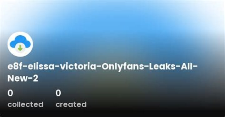 Elissa Victoria Onlyfans Leaked Photos, Videos And About Her On Twitter