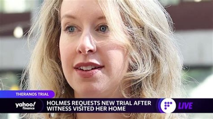 Elizabeth Holmes Requests a New Trial After Bizarre Visit