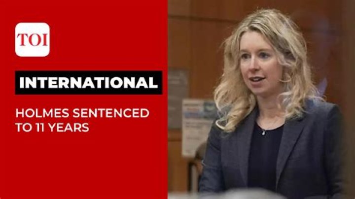 Elizabeth Holmes sentenced to 11 years in prison for Theranos fraud