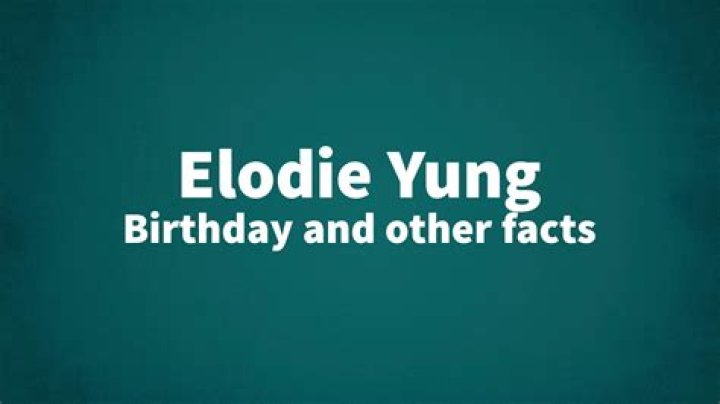 Elodie Yung Birthday and other facts