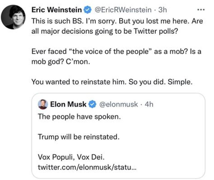 Eric Weinstein on Twitter "Strategizing with millennials about how to