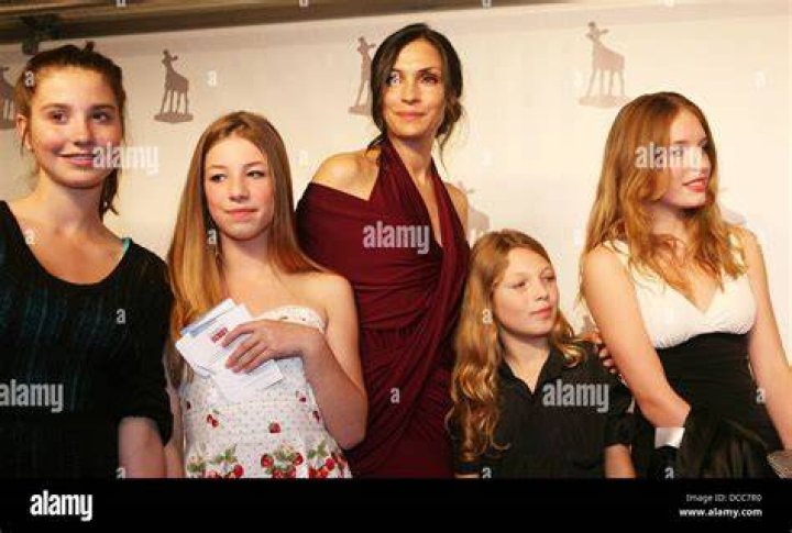 Famke Janssen and family members Famke Janssen presents a talk about