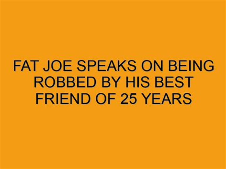 Fat Joe Speaks On Being Robbed By His Own Accountants 'Don't Trust