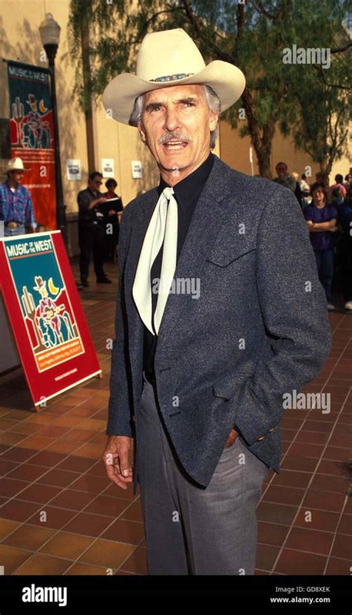 Feb. 27, 2006 DENNIS WEAVER WITH HIS WIFE GERRY STOWELL AND TWO Stock