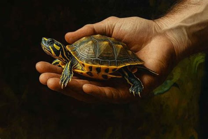 FileBaby turtle on hand.jpg Wikimedia Commons