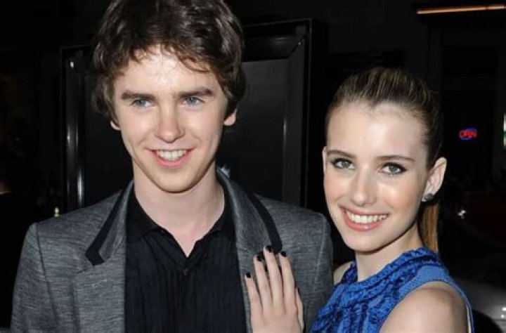 Freddie Highmore wife is very beautiful in the world OMG!