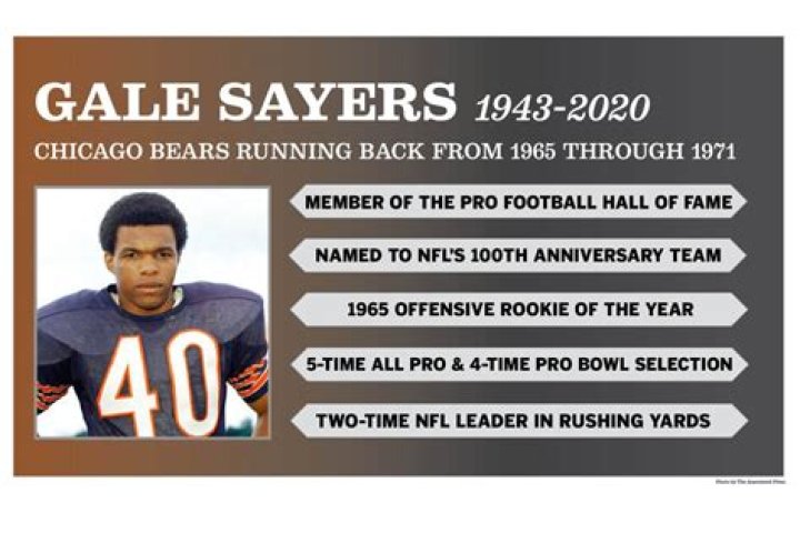 Gale Sayers, Bears Hall of Fame Running Back, Dies at 77 Black Voices