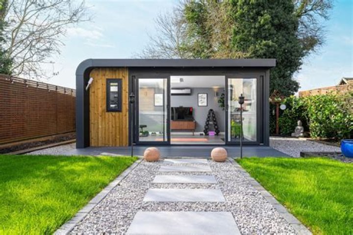 Garden Room, Sidewalk, Structures, Side Walkway, Walkway, Walkways