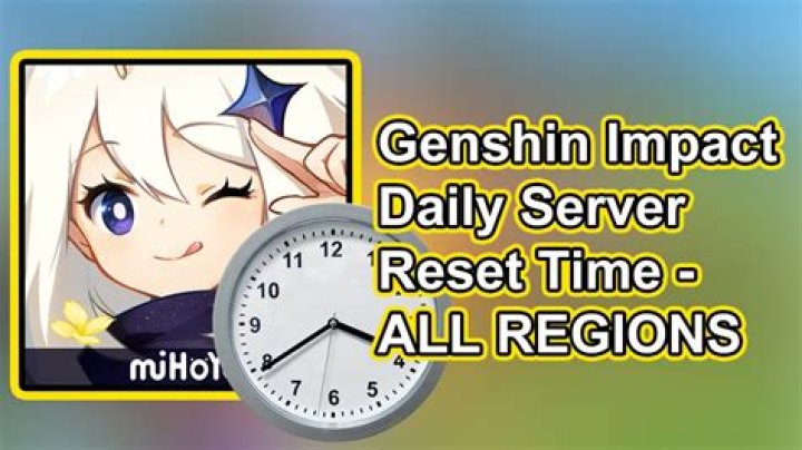 Genshin Impact Server Time What Is It For You And What Does It Mean