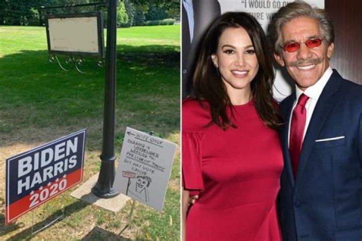 Geraldo Rivera, wife Erica have dueling political signs on front lawn