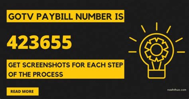 GOtv Paybill Number, 2022, Pay GOtv Via Mpesa Paybill Or Business Number