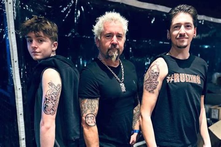 Guy Fieri Gets Tattooed with Sons Hunter and Ryder See Their New Ink!