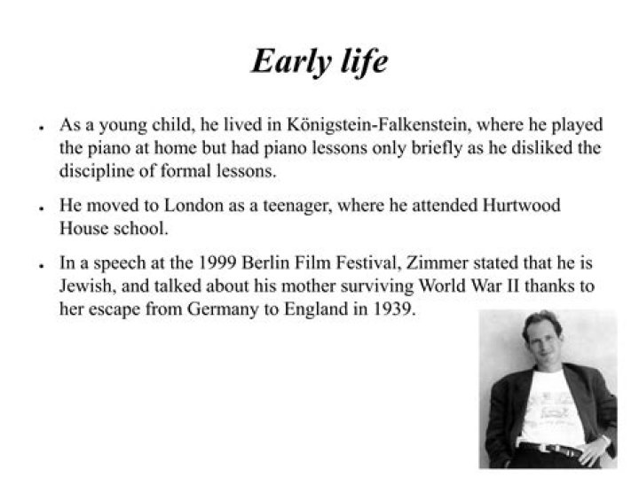 Hans Zimmer Biography Facts, Childhood, Family & Achievements of