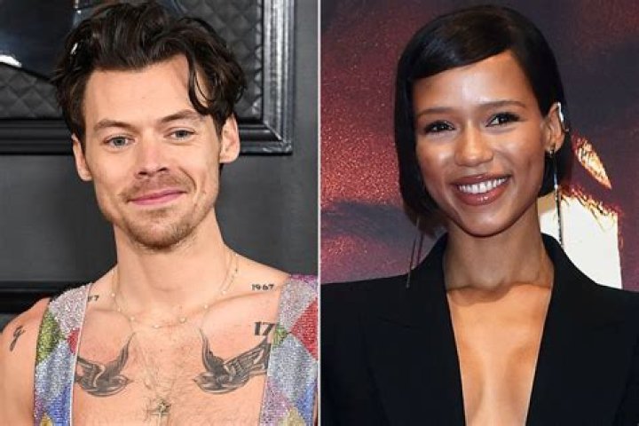 Harry Styles Attends Taylor Russell's Play in London with James Corden
