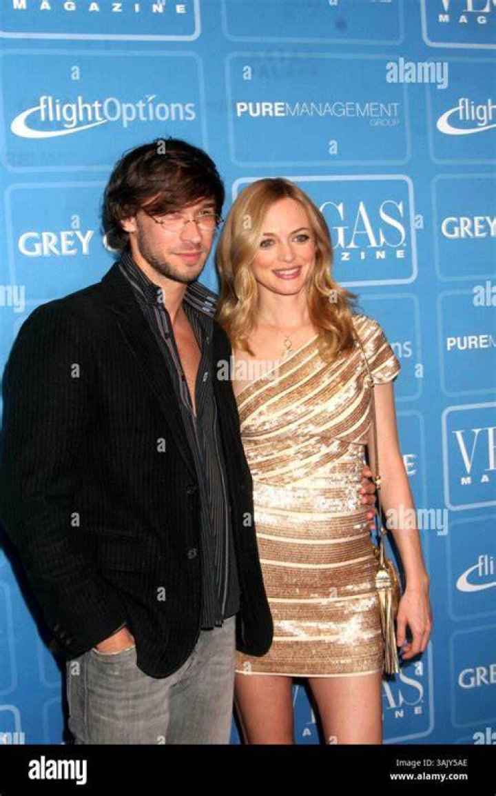 Heather Graham and boyfriend Yaniv Raz The Hangover Charity Poker